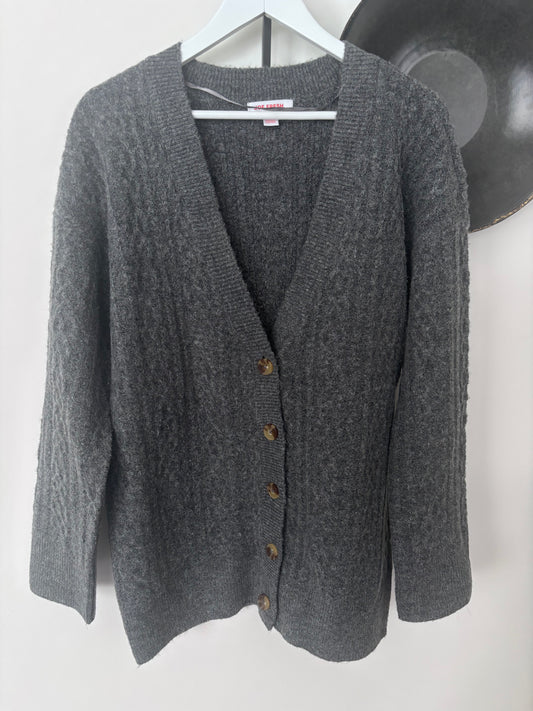 Joe Fresh Cable Knit Oversized Cardigan | Sz Medium (M18W3)
