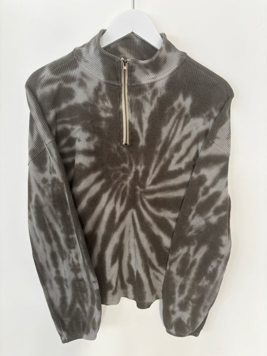 RD Style Waffle 3/4 Zip Sweater | Sz Small (J27P3)