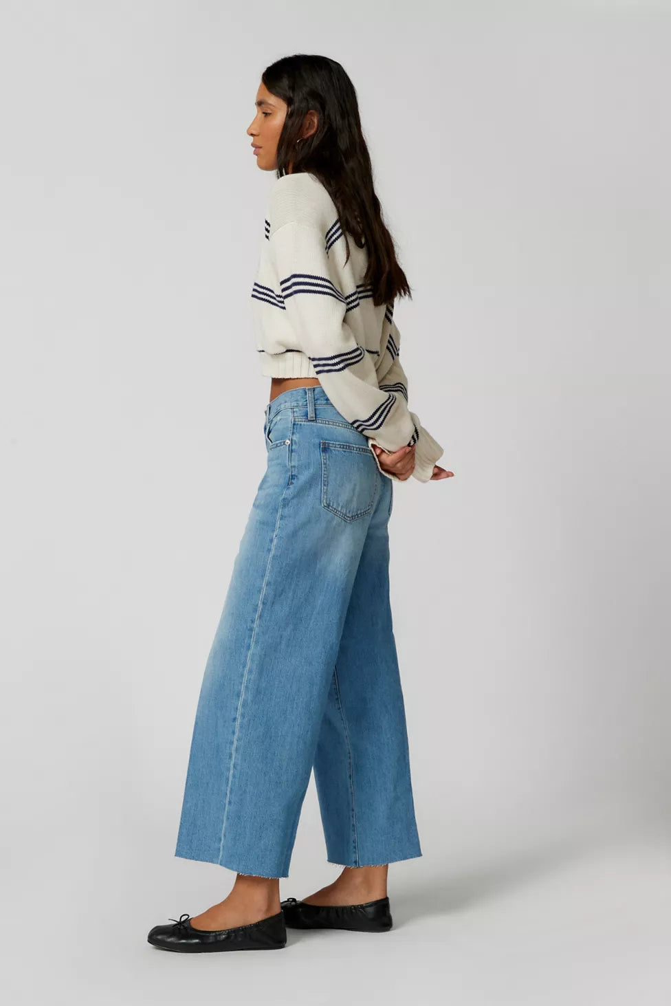 Pistola Loretta Wide Leg 27" Jeans | Sz 28 (or 27/28)