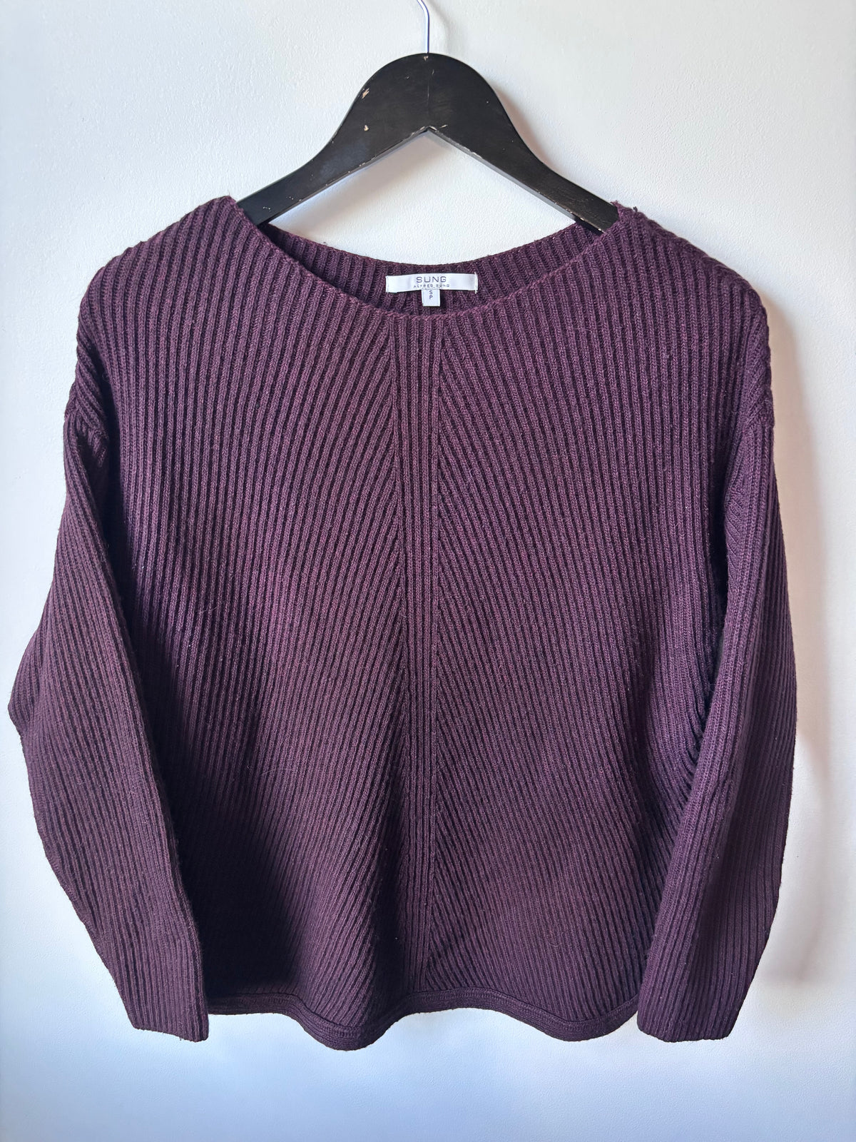 Alfred Sung Dark Maroon Sweater | Sz Small