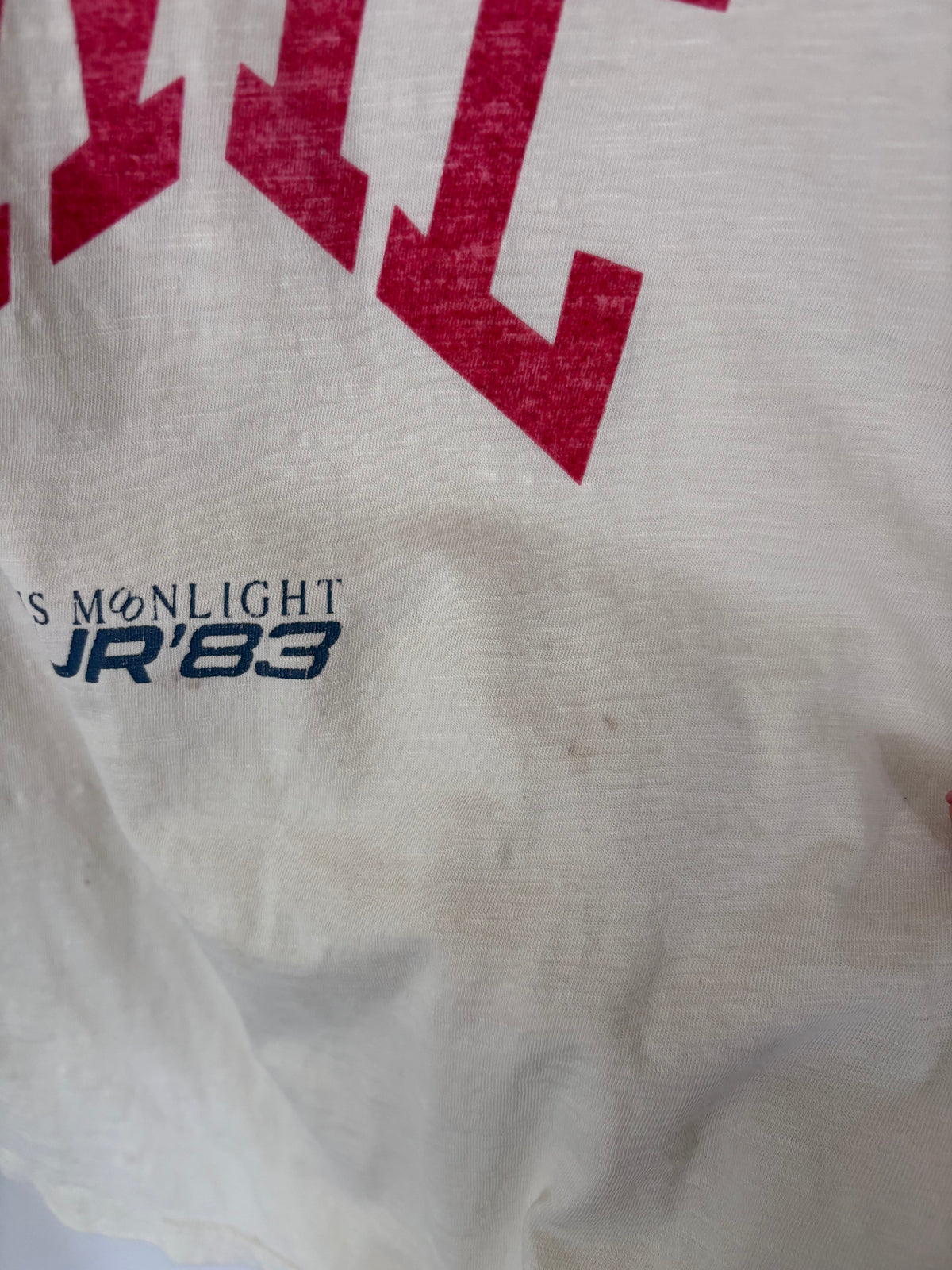 David Bowie Serious Moonlight Tour T Shirt | Sz Medium (oversized)