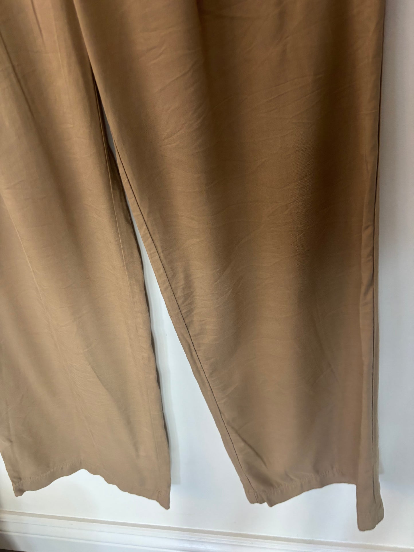 Commense Camel Lightweight Wide Pants | Fits like Small or Medium (N44S20)