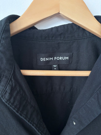 Denim Forum / Aritzia Black Jane Shirt | Sz Medium (oversized)