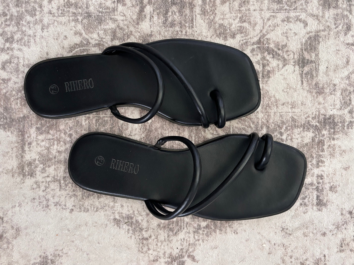 Rihero Square Toe Strappy Sandals | Sz 7.6