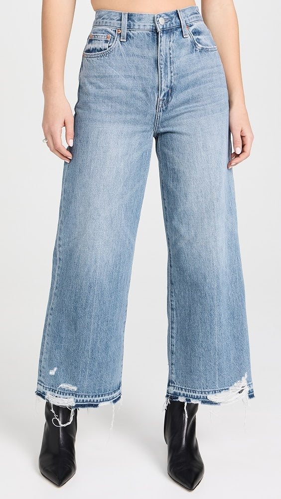 Pistola Loretta Wide Leg 27" Jeans | Sz 28 (or 27/28)