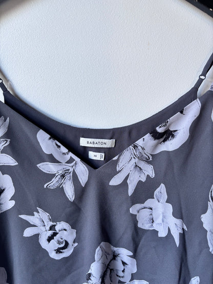 Babaton Everly Grey Floral Camisole | Sz XS