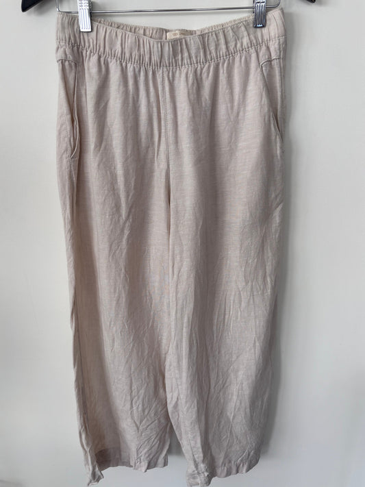 Cynthia Rowley Linen Cropped Pants | Sz Medium