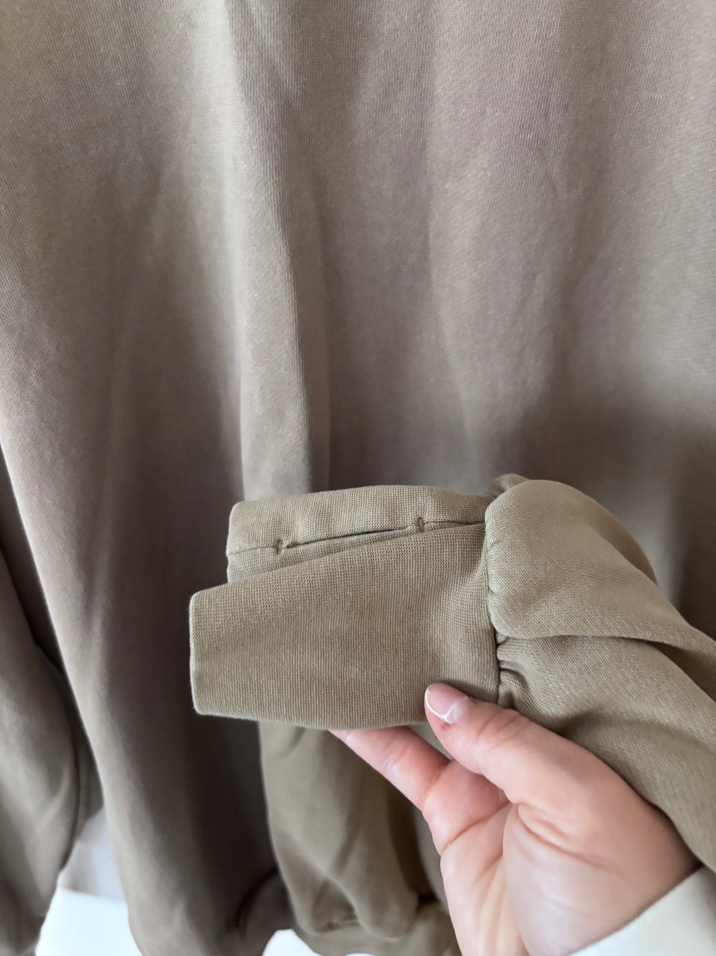 The Laundry Room Tan/Camel French Terry Sweatsuit Set | Sz Medium