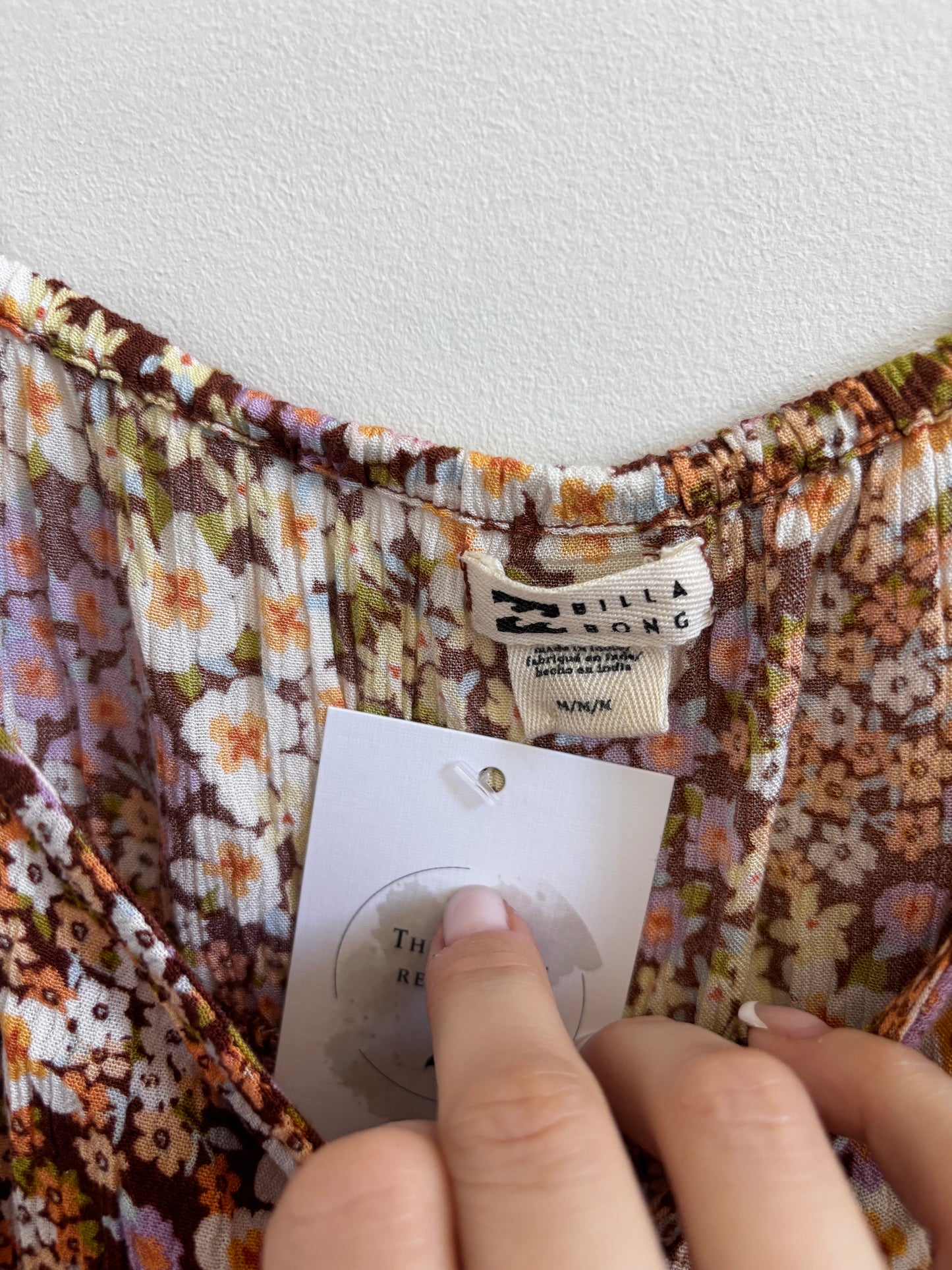 BILLABONG Day Glow Thin Straps Romper | Medium