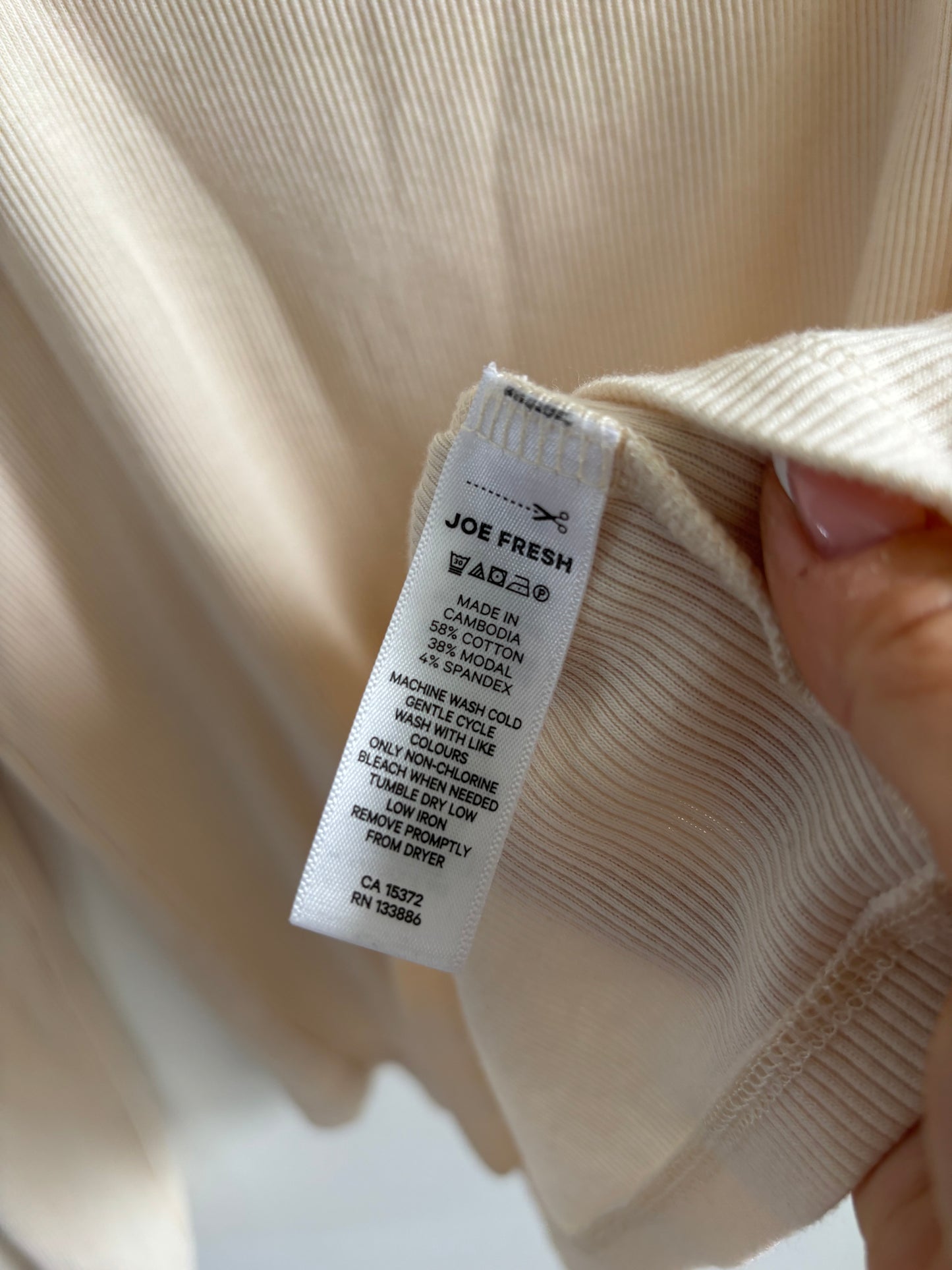 Jillian Harris X Joe Fresh Square Neck Shirt | Large