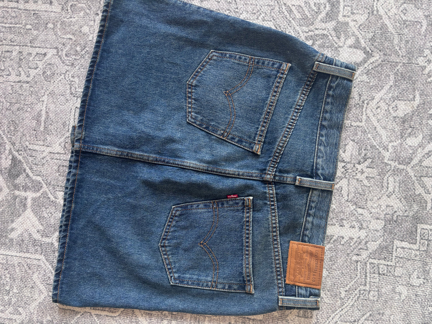Levi's Retro Button Front Denim Skirt | Sz 28
