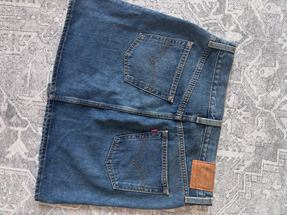 Levi's Retro Button Front Denim Skirt | Sz 28