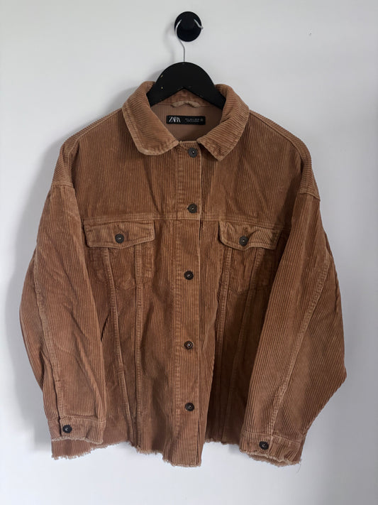 Zara Corduroy Lightweight Shirt Jacket | Sz Large (oversized)