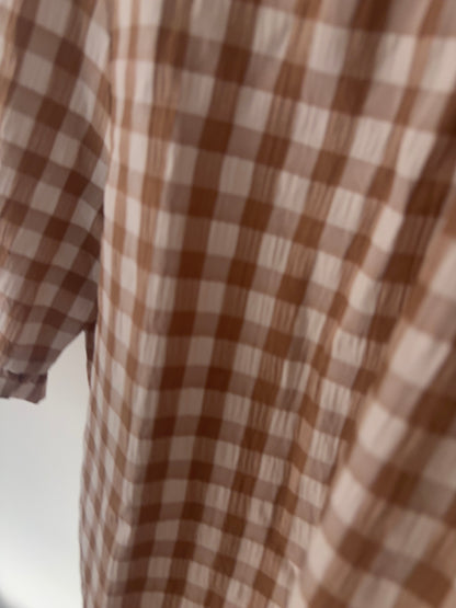 SoyaConcept Camela Gingham Blouse | Sz Medium