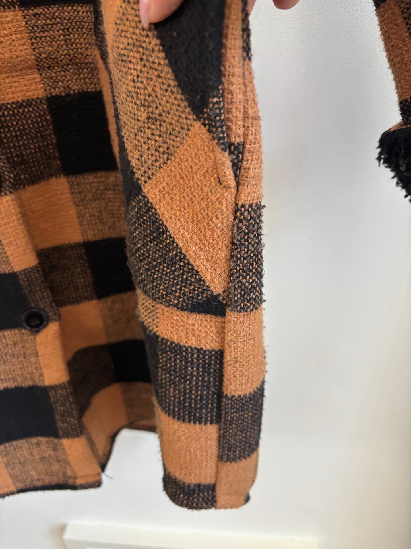 RD Style Hooded Plaid Jacket | XS (fits like medium) (O76LP)