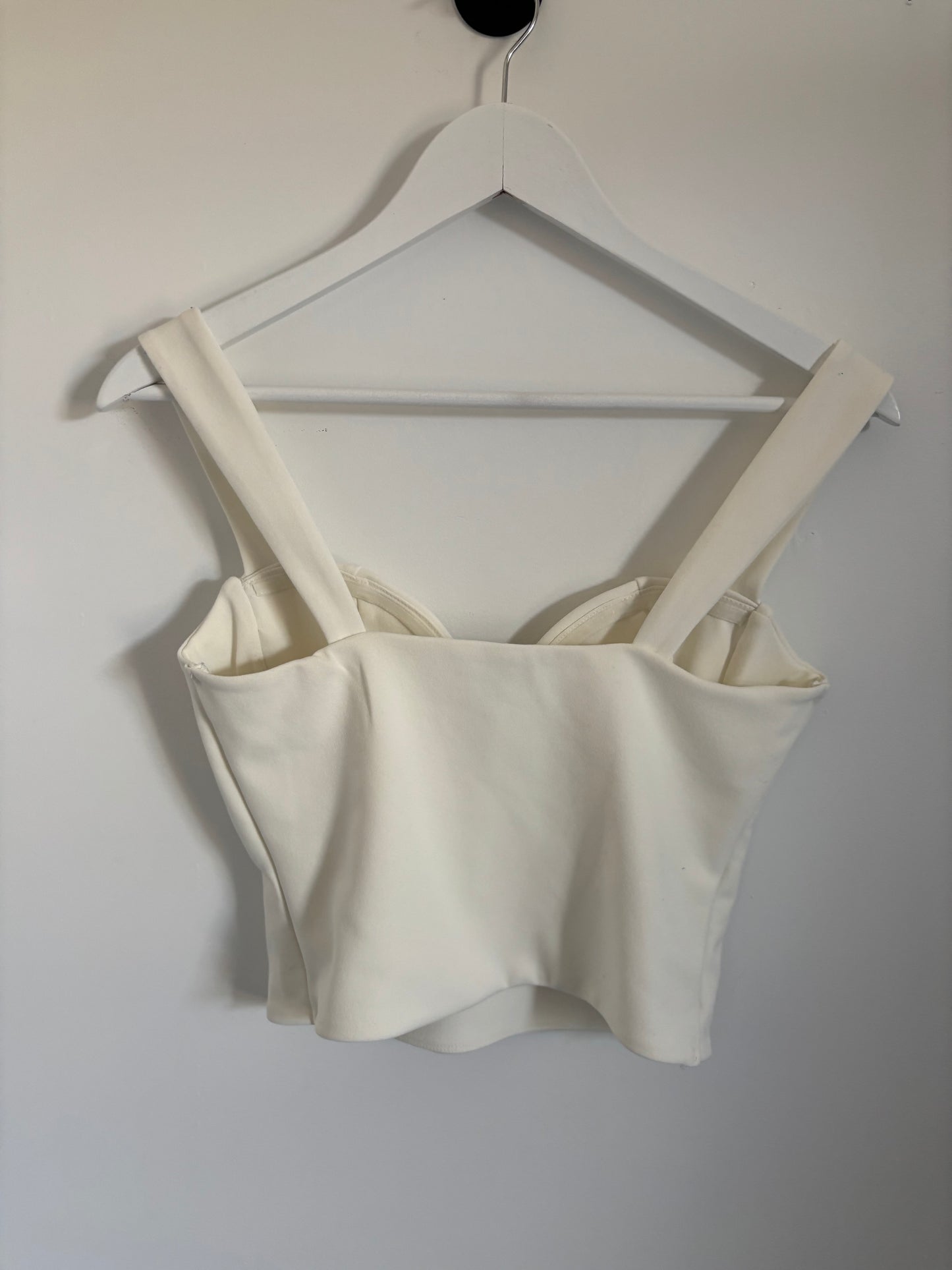 Dynamite Sweetheart Top I Marshmallow | Medium (OC05D2)