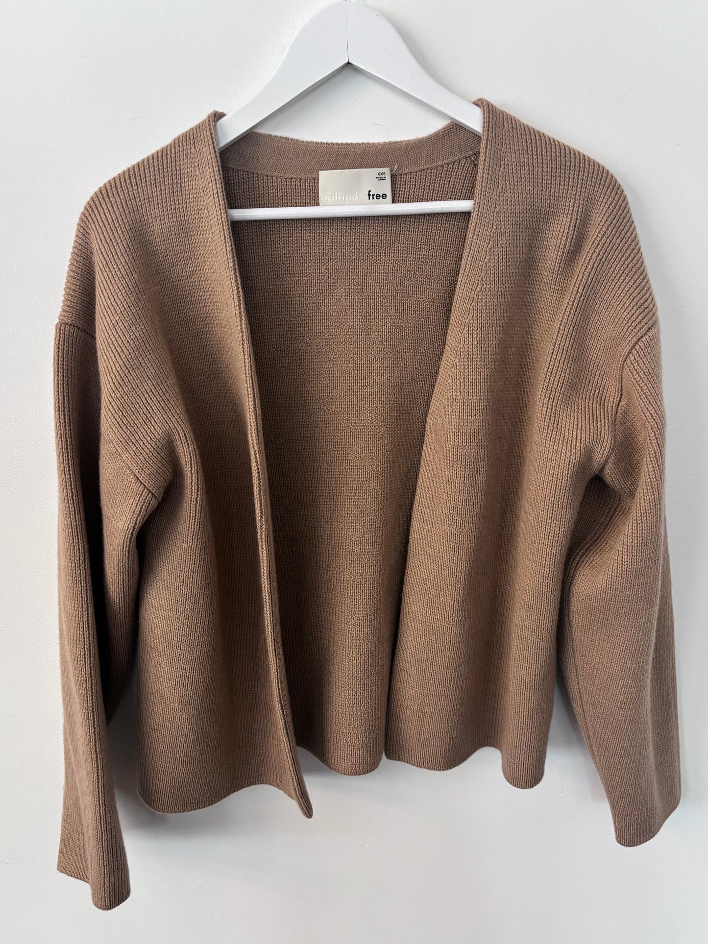 Wilfred Free Merino Wool Cardigan | Sz XXS (fits a Small or Medium)