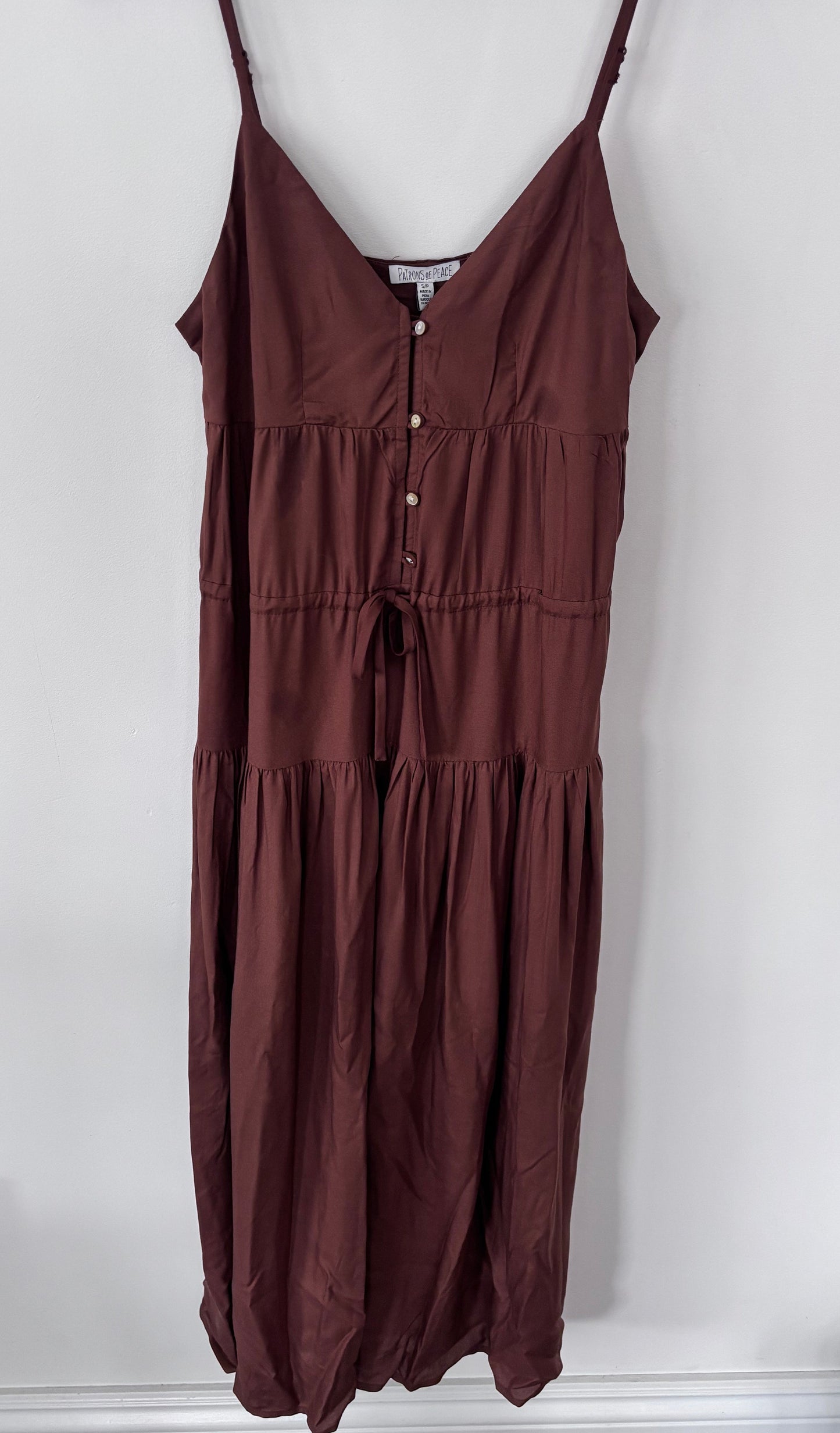 Patrons of Peace Button Front Dress NWT | Small