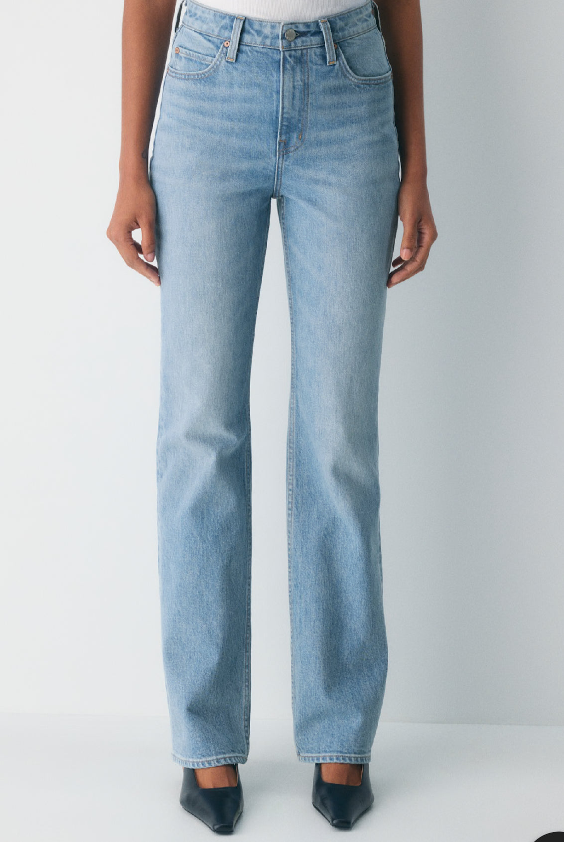 Denim Forum 90s High Rise Stovepipe Denim | 28 (may run small)