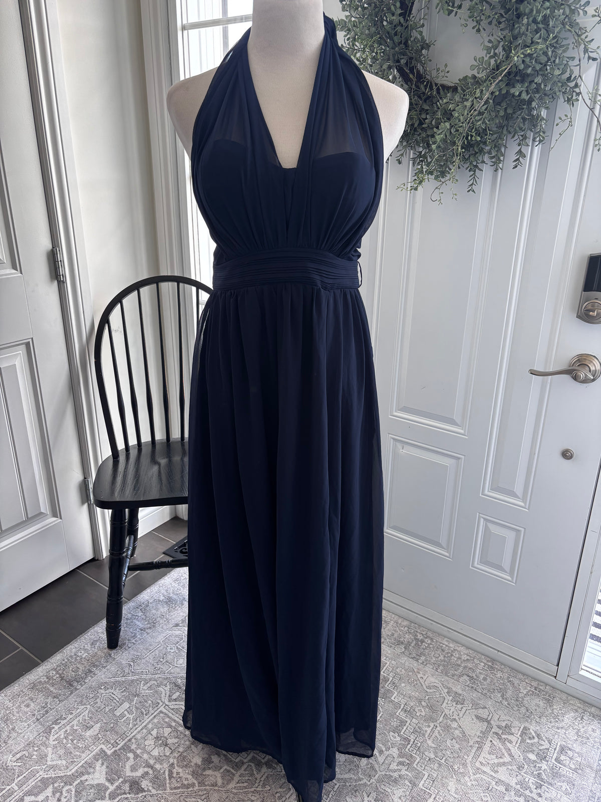 Dark Blue Dress Grace (9 Different Top Options) | Sz Large