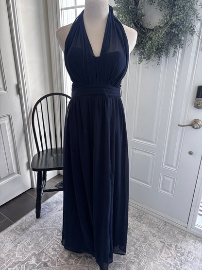 Dark Blue Dress Grace (9 Different Top Options) | Sz Large