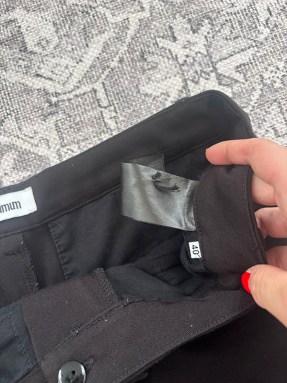 Minimum Black Wide Leg Trousers | Sz 40 (size 29/30)