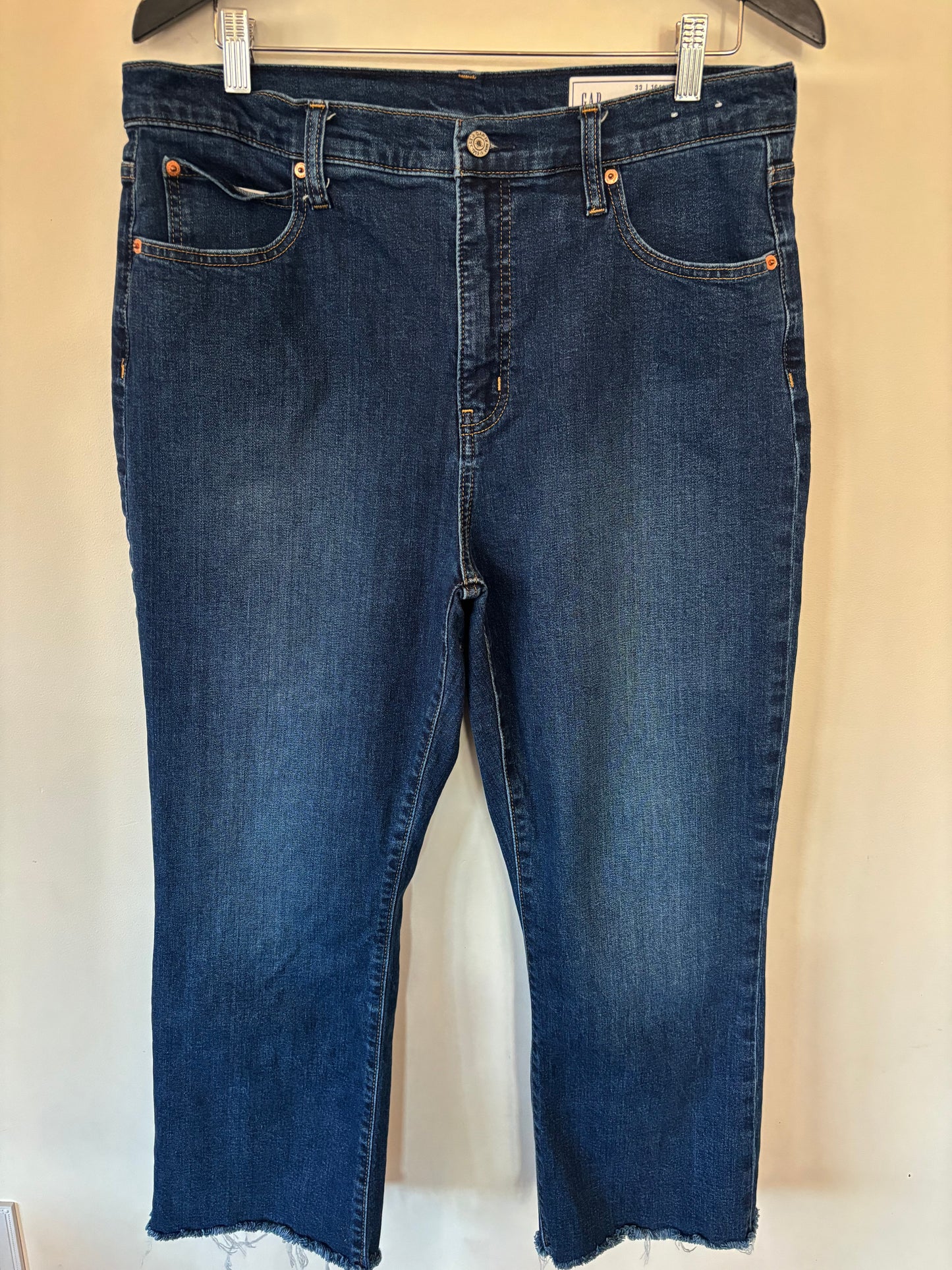 Gap Kick Fit High Rise Dark Wash Denim | Sz 16/33 (N12N18)