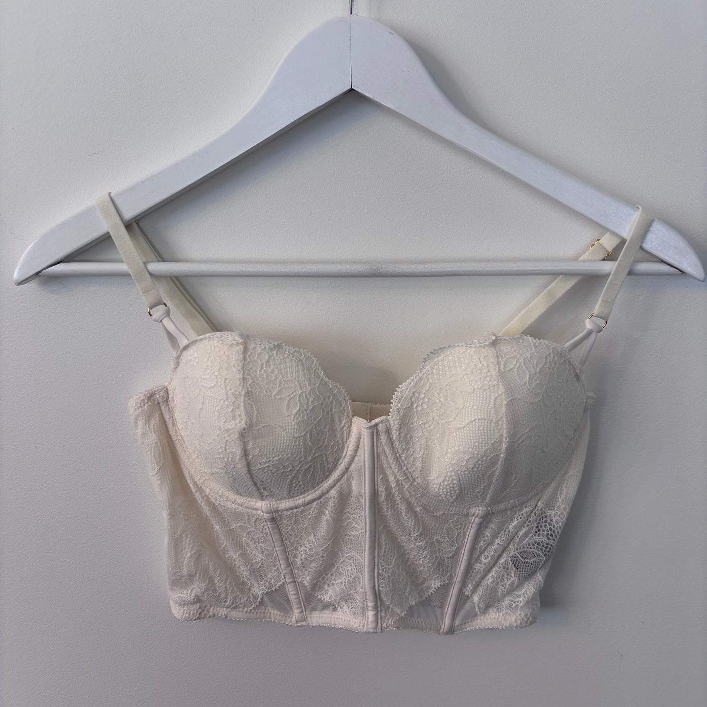 Pepper Lace Corset Top in Ecru | NWT Sz 34B (F01K6)