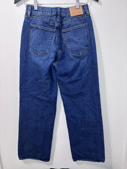 Denim Forum Farrah HR Wide Leg Light Wash | Sz 27 (waist taken in - can be undone)(M162K6)