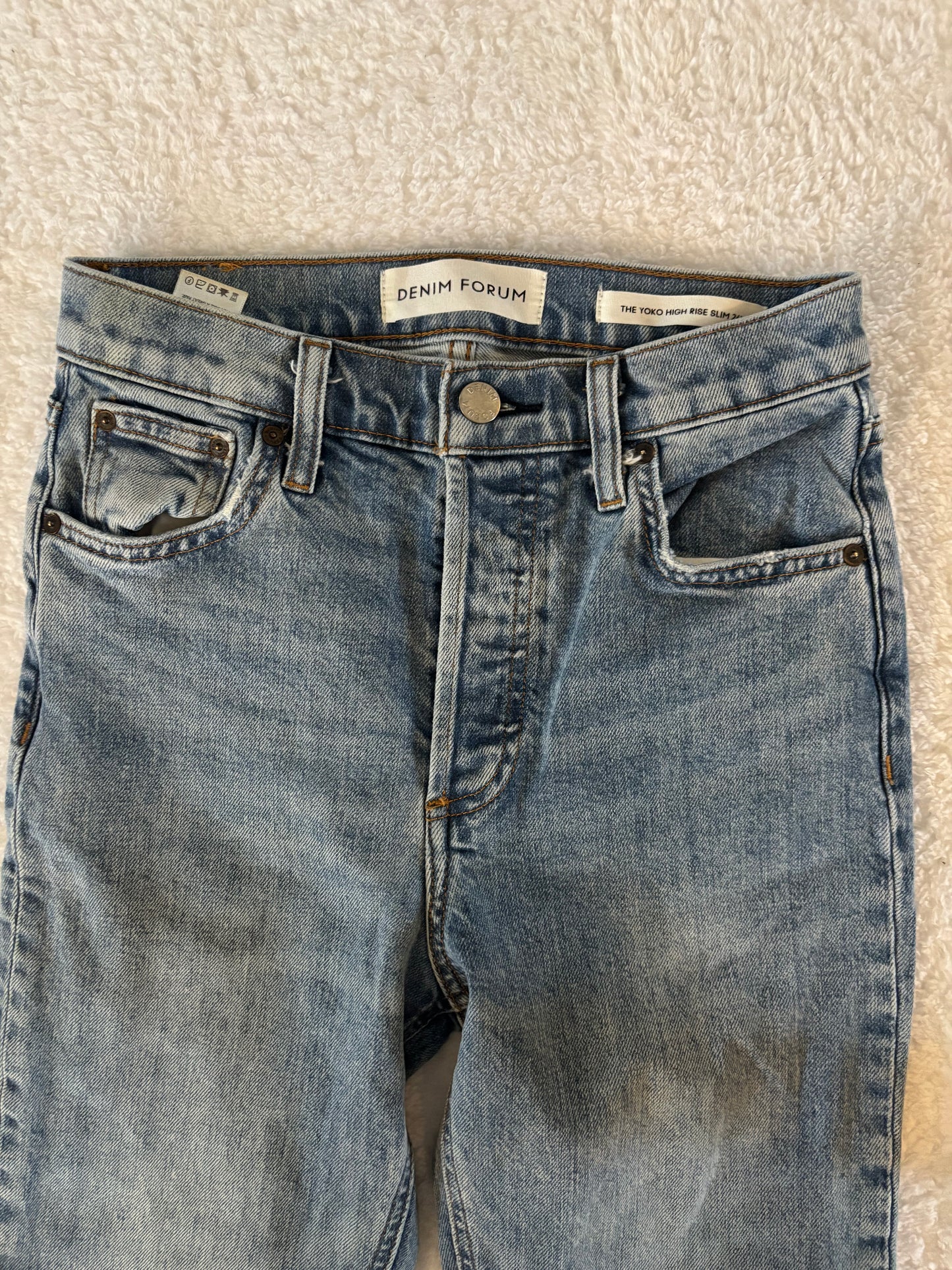 Denim Forum The Yoko High Rise Slim | 25 (O133R5)