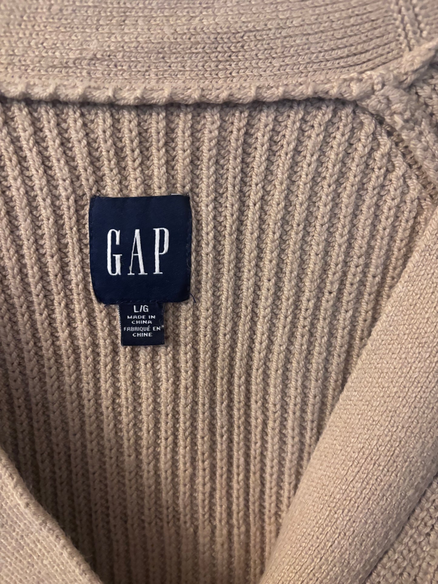Gap Shaker Stitch Cardigan  | Sz Large