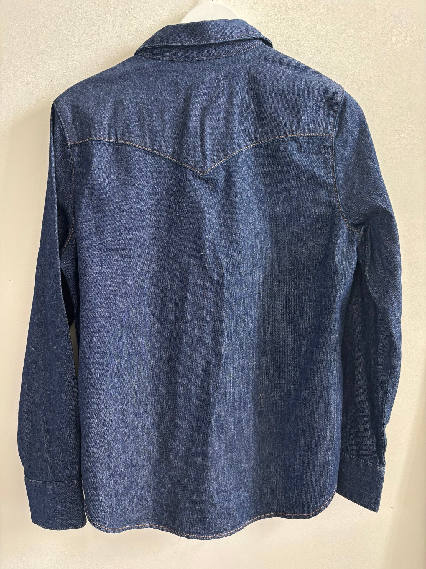 Denim Forum / Aritzia Western Snap Up Shirt | Medium
