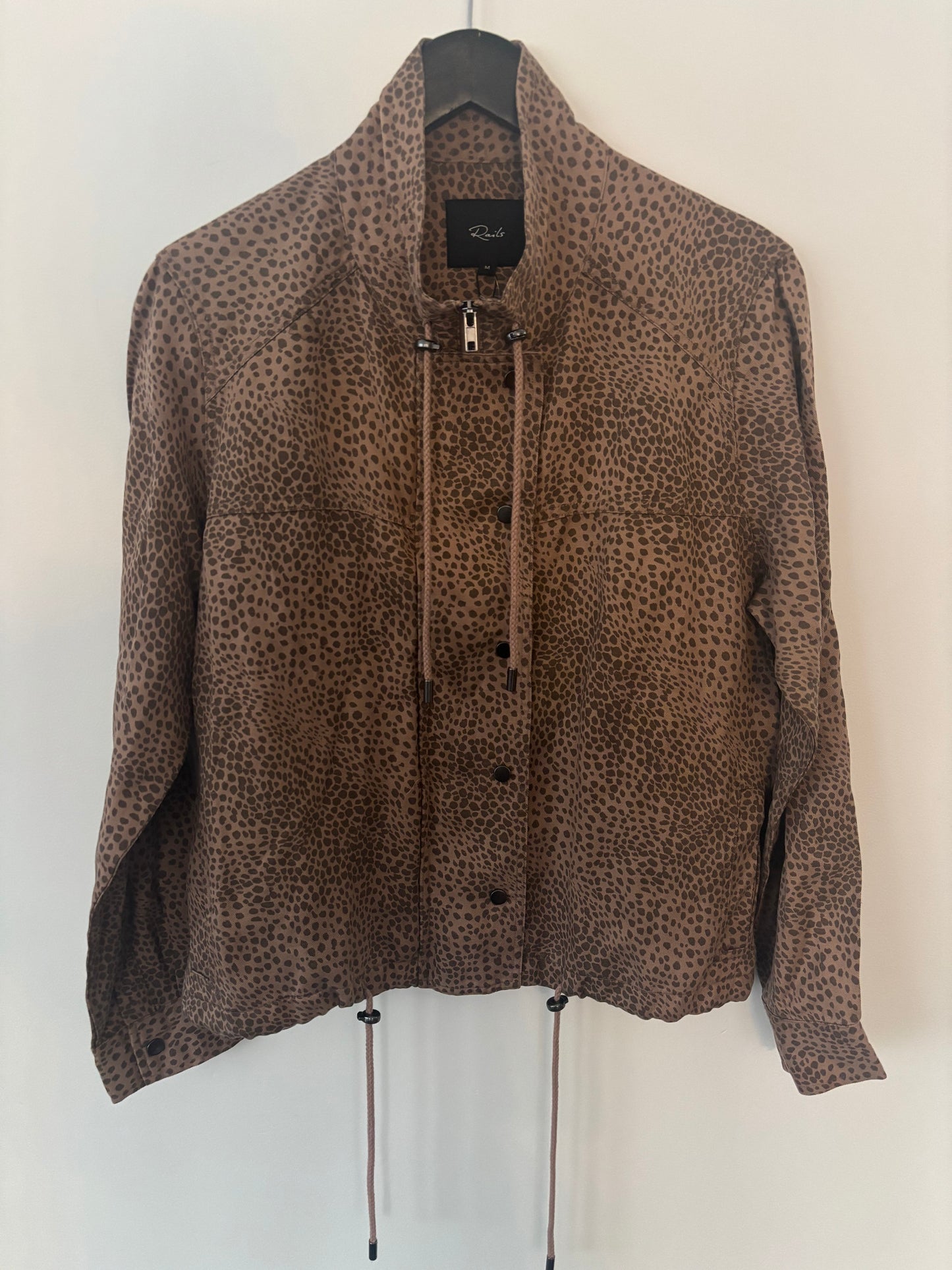 Rails NWT Tawny Spots Brown Heavyweight Tencel Jacket | Sz Medium (may fit large)(J170E13)