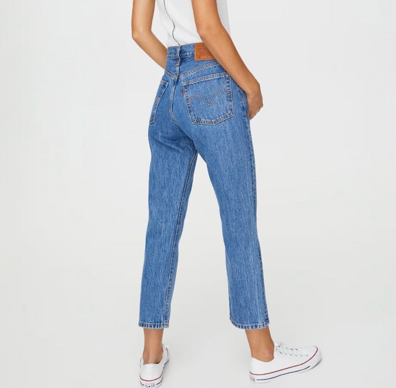 Levi's 501 Cropped Blue Jeans | Sz 29