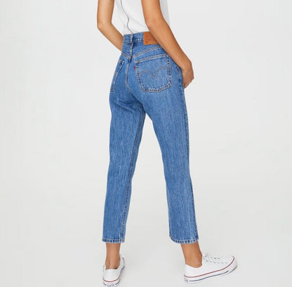 Levi's 501 Cropped Blue Jeans | Sz 29 (fit like 28)