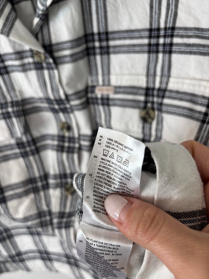 Brixton Bowery Button Up Flannel Organic Cotton Shirt | Sz Small (fits larger)