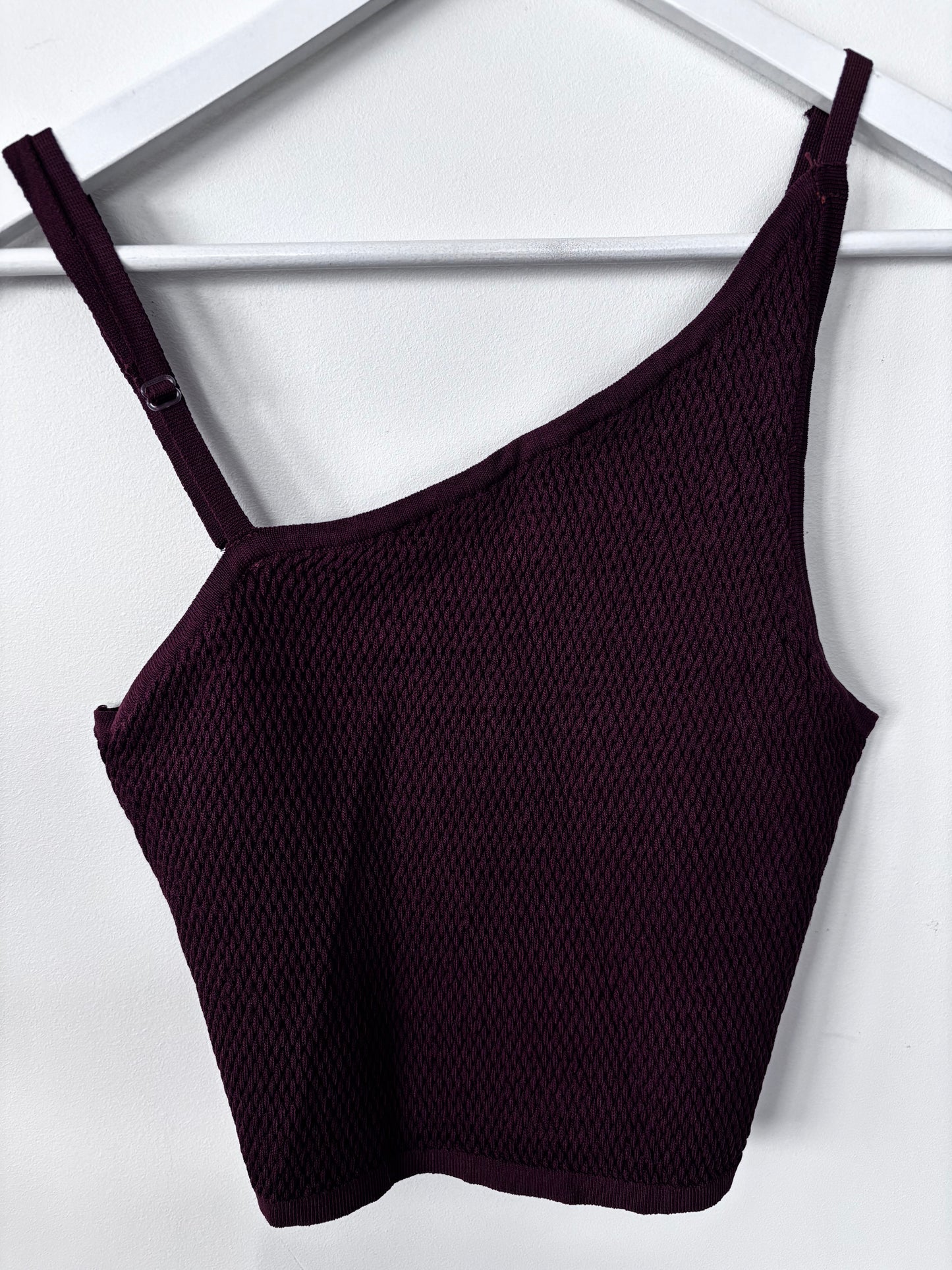 Miss Love Brown One Shoulder Tank | Medium