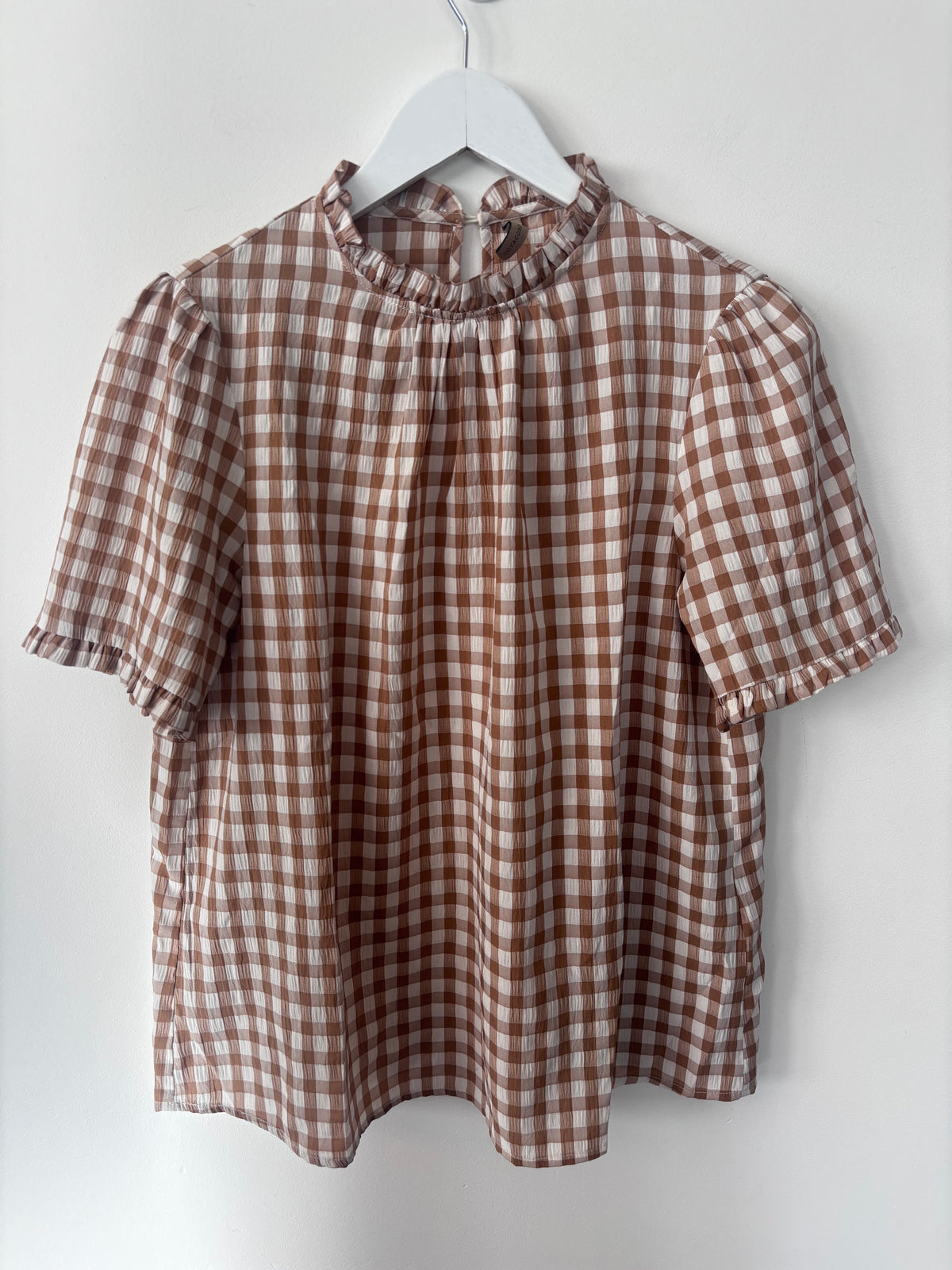 SoyaConcept Camela Gingham Blouse | Sz Medium