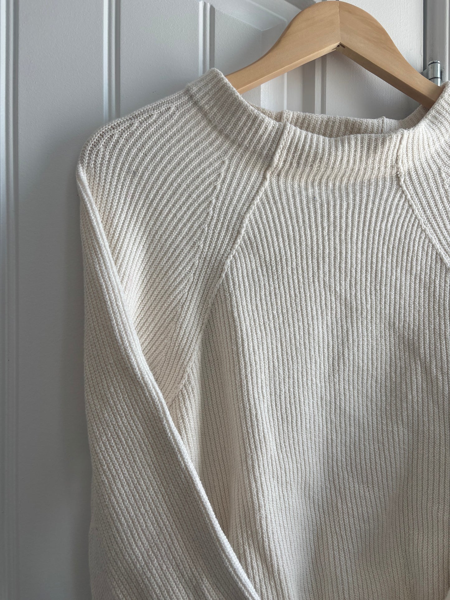 Free People "Too Good" Ribbed Mock Neck Sweater | Small (generous fit)