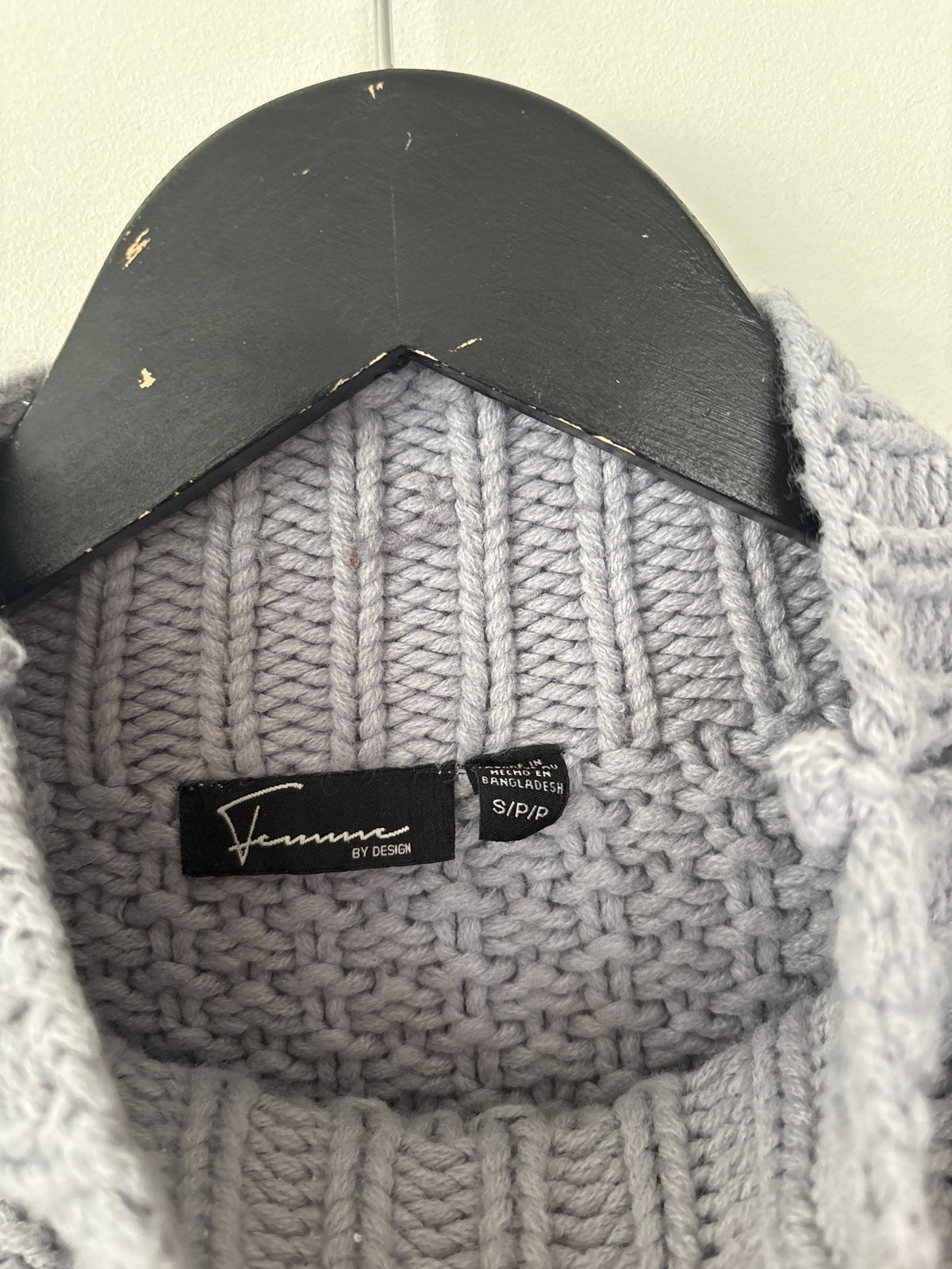 Femme by Design Blue/purple Knit Sweater | Sz Small