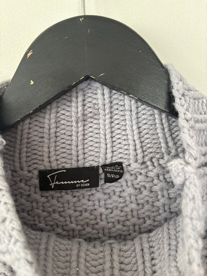Femme by Design Blue/purple Knit Sweater | Sz Small