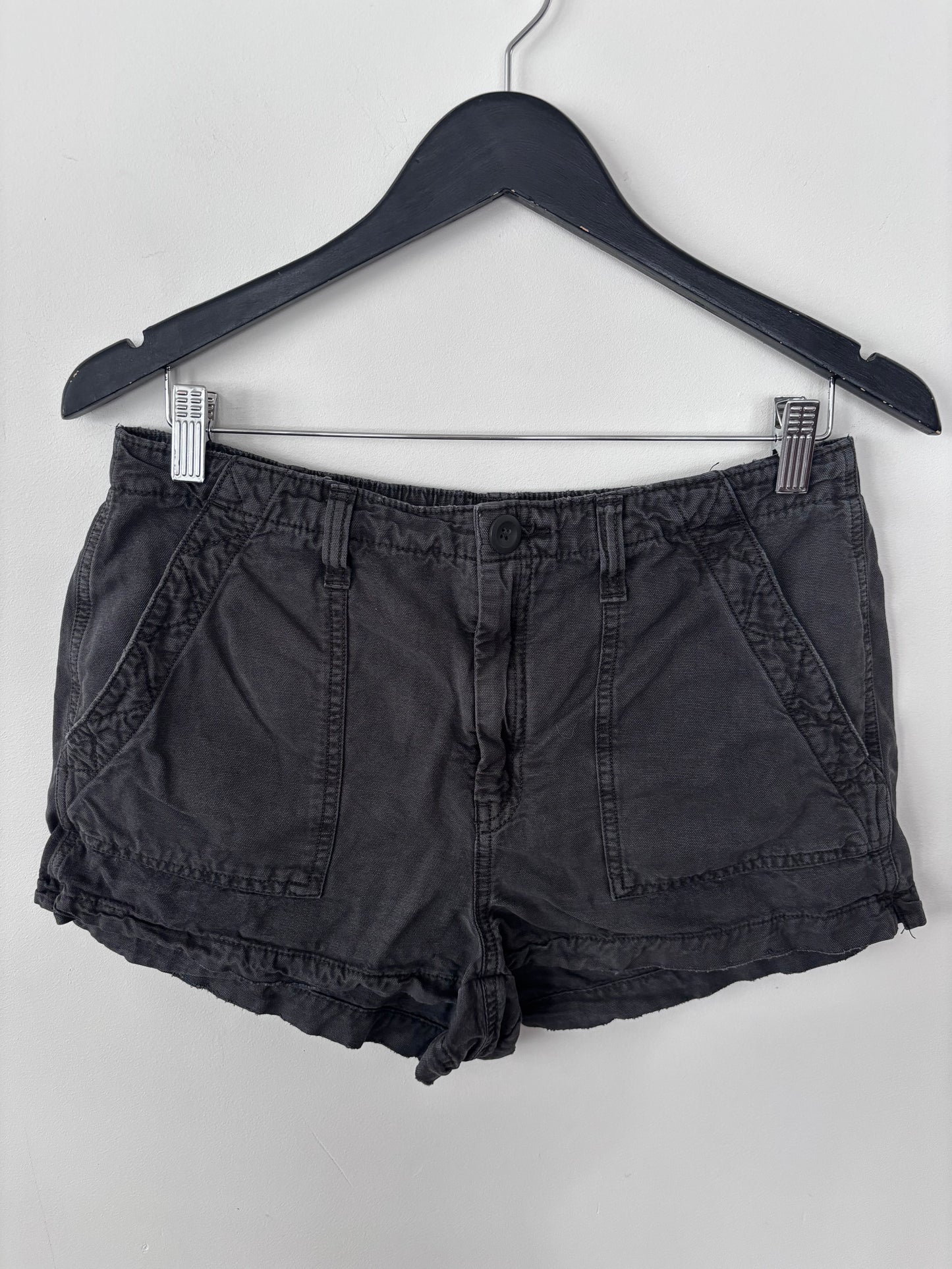 H&M Black Cotton Shorts | Sz 6