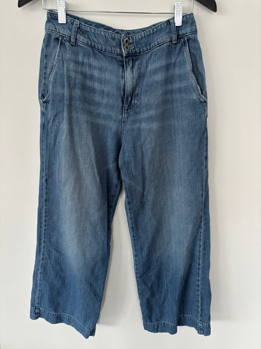 Cloth & Stone Wide Leg Tencel Cotton Jeans | Sz 27 (J149E2)
