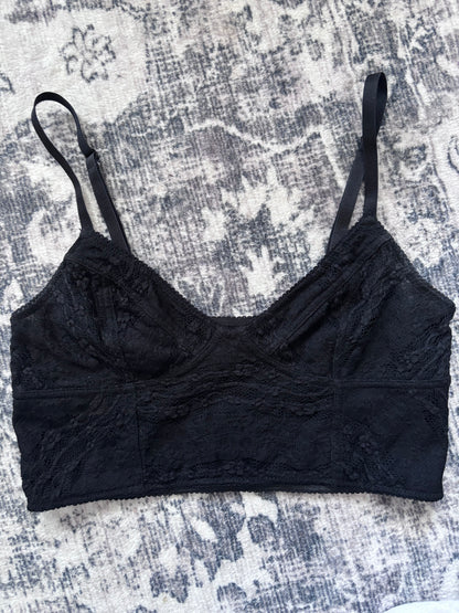 Free People Longline Lace Bralette | Sz Small
