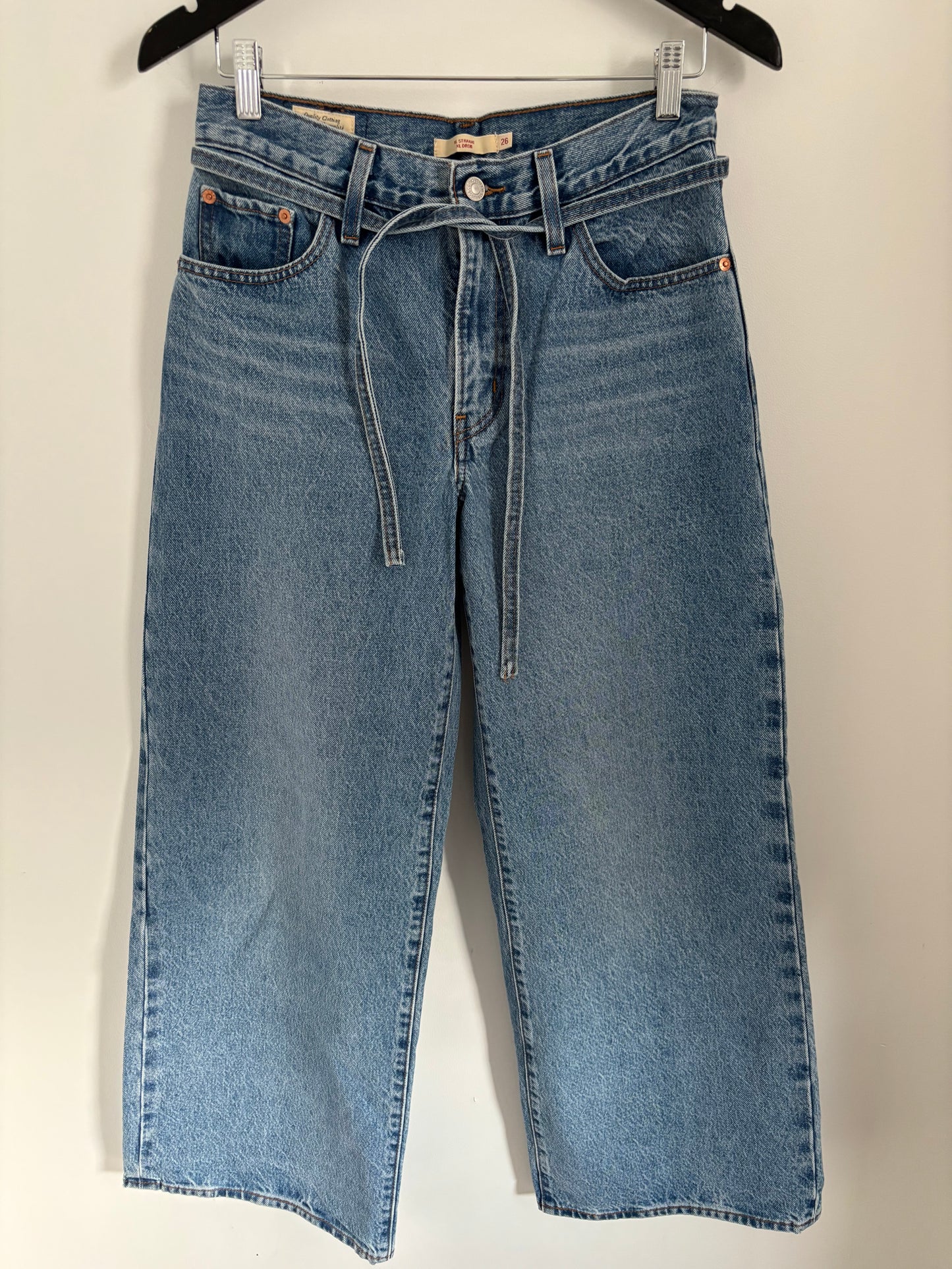 Levi's XL Wide Leg Tie Waist | 26 (fit like 27)