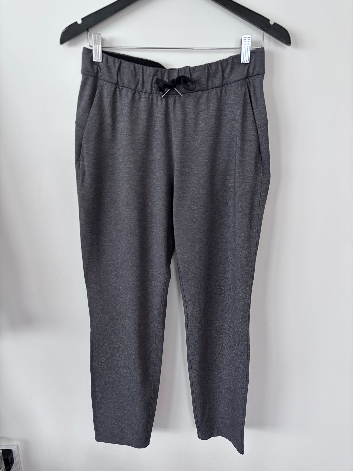 Lululemon On The Fly Pant *28" Heathered Black | Sz 6