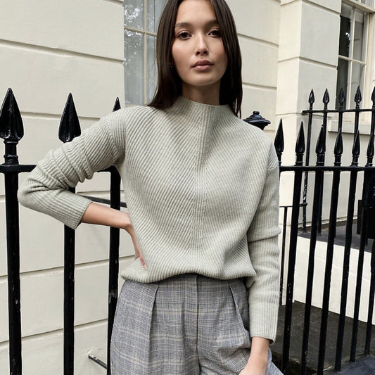 Babaton / Aritzia Chalmers Mock Neck Sweater | XXS (N242A22)