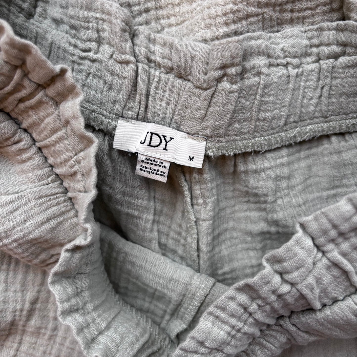 JDY Green Cotton Crinkle Gauze Set | Sz Medium