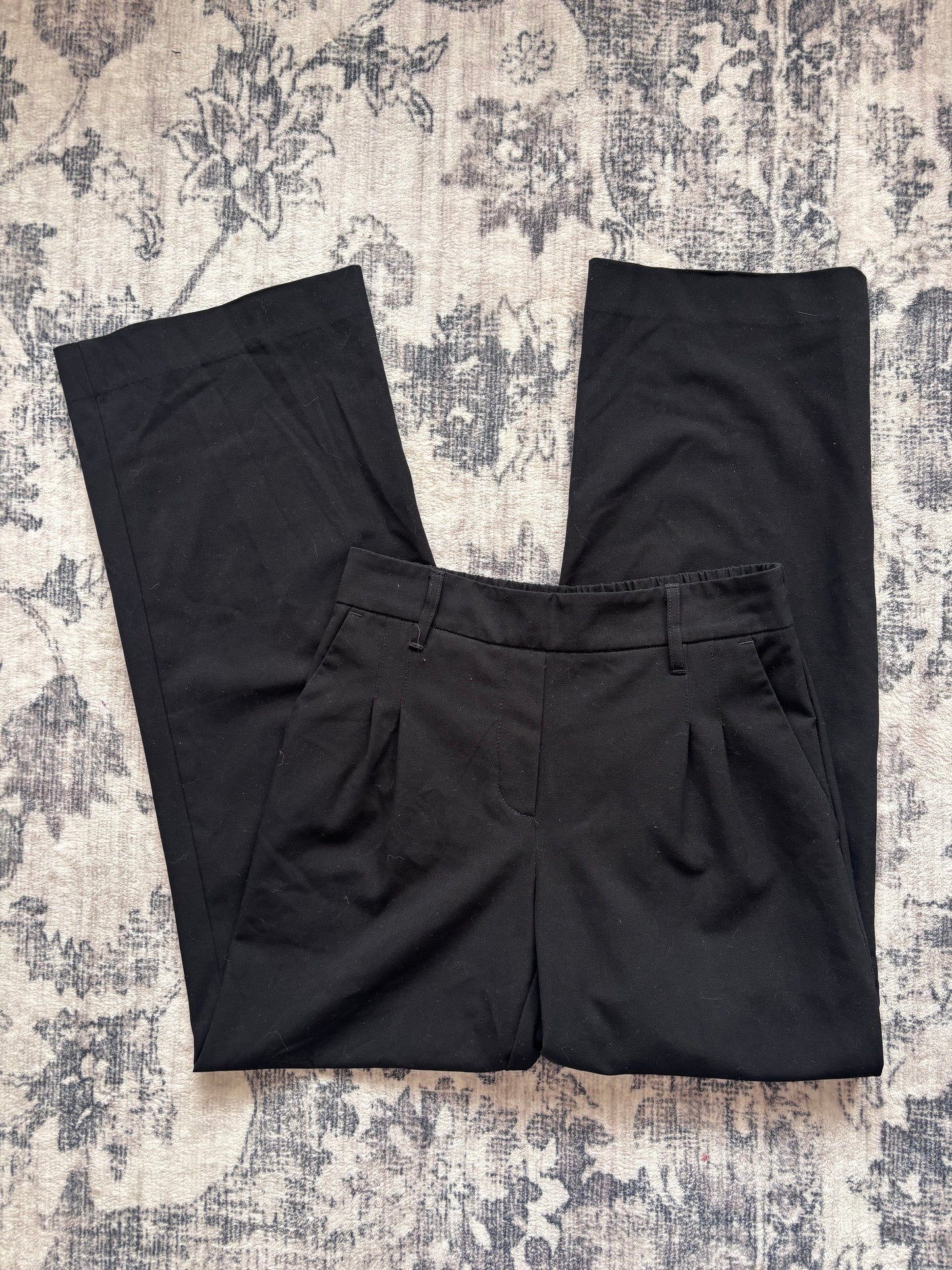 Rachel Zoe Soft Black Straight Leg Pants | Sz XS (2/4)