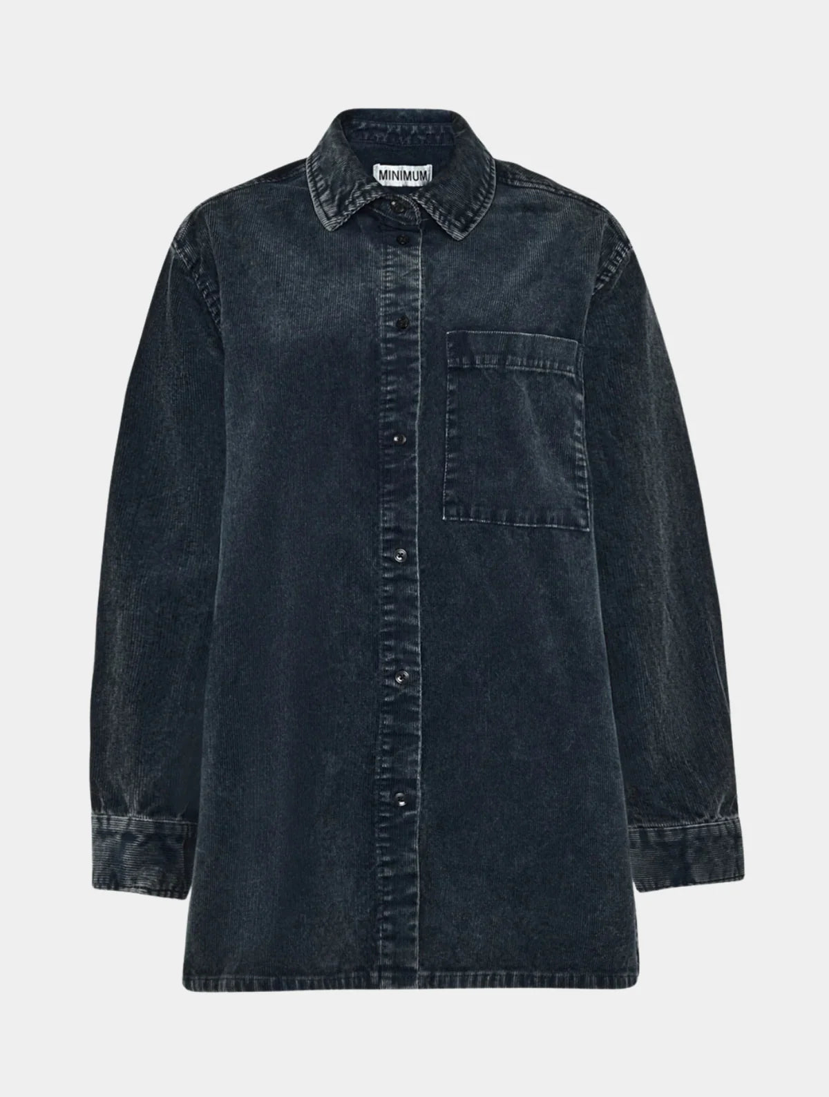 Minimum Dark Grey Layne Shirt | Sz Small Oversized